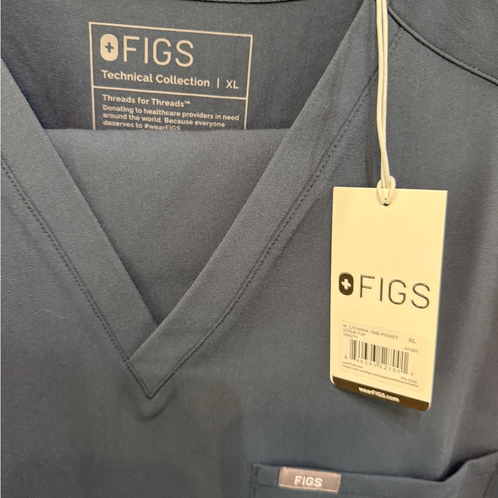 NWT: FIGS scrub set. Navy Blue